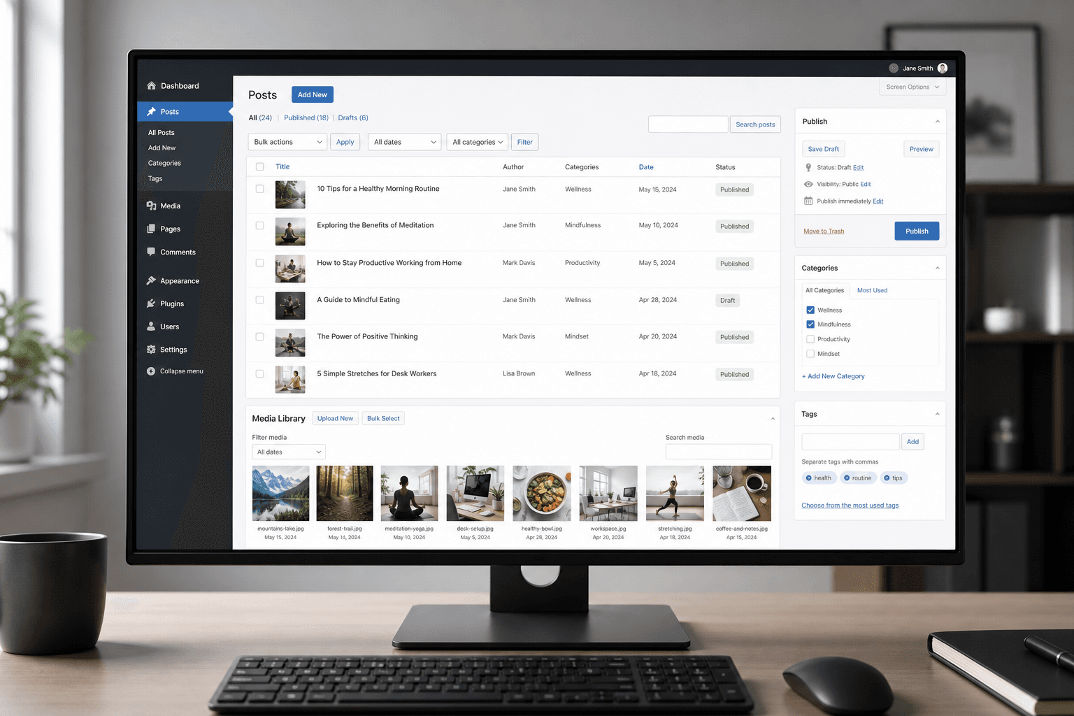 Campaign tracking and reporting view